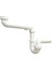Yer Kazandıran Lavabo Sifonu Evye Sifonu, 1 1/2'' Bağlantı Ağızlı, Süzgeçsiz 50LIK Çıkış Lavabo Dolabında ve Çekmecesinde Lavabo ve Evye Altında Duvara Bitişik Montajlı Koku Önleyici S Sistemi 4