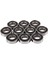 6001RS Sabit Bilyalı Rulman 28 x 12 x 8 mm 10 Parça, Gümüş ve Siyah (Yurt Dışından) 2