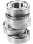 6002Z 15 x 32 x 9 mm Korumalı Metal Bilyalı Rulmanlar 5 Adet, Gümüş (Yurt Dışından) 1