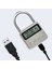 Metal Zamanlayıcı Kilidi LCD Ekran Çok Fonksiyonlu Zaman 99 Saat Maksimum Zamanlama USB Şarj Edilebilir Zamanlayıcı Asma Kilit, Gümüş (Yurt Dışından) 5