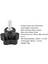 M6 x 15MM Erkek Dişli Vida Yıldız Başlı Kilitleme Vidası Kolu Siyah 2 Adet (Yurt Dışından) 4