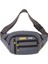 Erkek Gri USB Kulaklık Çıkışlı Crossbody Çapraz Göğüs Omuz ve Bel Çantası NEW328 3