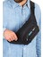 Erkek Siyah USB Kulaklık Çıkışlı Crossbody Çapraz Göğüs Omuz ve Bel Çantası NEW328 1