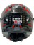 Kapalı Kask Sw 868 Cannibal Siyah Gri Kırmızı 4