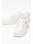 Erkek Rahat Taban Lastik Bağcıklı Sneaker Gerçek Deri Mc 19039 Beyaz 4