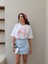 Bebe Mavi Mini Denim Etek 4