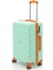 Copella Polipropilen & Kırılmaz 2'li Valiz Seti Orta & Kabin - Su Yeşili 2