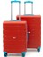 Copella Polipropilen & Kırılmaz 2'li Valiz Seti Büyük & Orta - Kırmızı 1