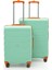 Copella Polipropilen & Kırılmaz 2'li Valiz Seti Büyük & Orta - Su Yeşili 1