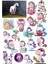 Unicorn Sticker Set 11 20 Parça Telefon, Tablet, Defter, Laptop Sticker 1