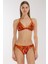 5626 Turuncu Desenli Bikini Takımı 1