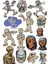 Mumya Mısır Sticker Set 1 1