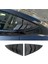 Tesla Model 3 Highland 2024 Için Arka Araba Pencere Panjur Kapağı Panjur Yan Havalandırma Trimi Üçgen Aksesuarları, Mat Karbon (Yurt Dışından) 3