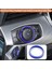2015-2021 Ford Mustang Için Gösterge Paneli Düğmeleri Trim Halkası Ses Far Anahtarları Ayar Düğmesi Kontrol Düğmesi Kapağı, Mavi 3 Adet (Yurt Dışından) 4