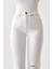 Sarah Slim Straight Fit Beyaz Kadın Jean Pantolon 4