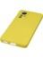 Xiaomi Mi 12 Lite Kılıf Nano Içi Kadife Silikon - Sarı Ferrg 5