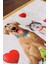 Kedi ve Köpek Dekoratif 2'li Seramik Pleksi Mama & Su Kabı + Kedi Paspası Pembe 5