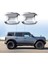 Araba Kapı Kolu Kase Kapağı Düzeltir Koruyucu Etiket Ford Bronco 2021 Için Kapı Dış Aksesuarları Krom (Yurt Dışından) 2