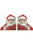 2x Noel 3D Noel Baba Araba Arka Cam Etiket Su Geçirmez Komik Noel Baba Desen Araba Pencere Etiket Pvc (Yurt Dışından) 1
