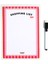 Yaz Sil Çizgili Shopping List List Manyetik Buzdolabı Planlayıcı Magnet Notluk Buzdolabı Notluk 4