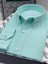Slim Fit Uzun Kol Pamuklu Hediye Kutulu Kolay Ütülenebilir Erkek Gömlek FS-002225 - Mint 3