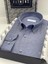 Erkek Slim Fit Uzun Kol Pamuklu Hediye Kutulu Gömlek - Indigo 2
