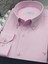 Slim Fit Uzun Kol Pamuklu Hediye Kutulu Kolay Ütülenebilir Erkek Gömlek FS-002225 - Pembe 3