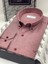 Slim Fit Uzun Kol Pamuklu Hediye Kutulu Kolay Ütülenebilir Erkek Gömlek FS-002225 - Bordo 2