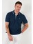 Pamuklu Slim Fit Şerit Detaylı Düğmeli Polo Yaka 4'lü Paket T Shirt Erkek T SHİRT 5902118S4 3