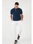 Pamuklu Slim Fit Şerit Detaylı Düğmeli Polo Yaka 4'lü Paket T Shirt Erkek T SHİRT 5902118S4 6