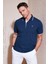 Pamuklu Slim Fit Şerit Detaylı Düğmeli Polo Yaka 4'lü Paket T Shirt Erkek T SHİRT 5902118S4 7