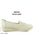 Mammina Beyaz Deri Çapraz Bant Detaylı Slip-On Günlük Ayakkabı 2