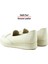 Mammina Beyaz Deri Çapraz Bant Detaylı Slip-On Günlük Ayakkabı 5