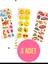 3 Adet Sticker Parlak Yapışkanlı Kız Erkek Çocuk Telefon Defter Dolap Ayna Hediye Sticker 1