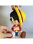 Luffy Örgü Desenli Figür One Piece Anime Manga Figür 3