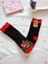 2 Çift Termal Soket Yılbaşı Havlu Yumuşak Hediye Kışlık Kadın Çorabı Siyah Gri Çorap 36-40 4
