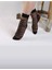Tül Dikişsiz Kısa Konç Çorap Kokulu Rahat Esnek Tüllü Kadın Çorabı Pamuk 36-40 3 Adet 4