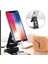 Telefon Tablet Tutucu Katlanabilir Masaüstü Telefon Tablet Standı Ayarlanabilir Tekli Siyah 4