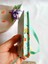 Defter Not Anı Hediye Kız Çocuk Genç Çizgili 80 Yaprak A7 Cep Boy Desenli Lastik Kapama Yeşil 3