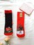 2 Çift Termal Soket Yılbaşı Havlu Yumuşak Hediye Kışlık Kadın Çorabı Kırmızı Siyah Çorap 36-40 2