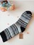 2 Çift Kalın Kışlık Yumuşak Çorap Yılbaşı Motif Etnik Desenli Kadın Çorabı Siyahyeşil Pembe 36-40 3