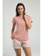 9010 Kadın Şort Pijama Takım 2