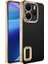 Redmi Note 14 4g Kılıf Kamera Korumalı Logo Gösteren Sah Omega Kapak - Gold 1