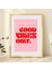 Good Vibes Only Poster - Retro Tarz Dekoratif Duvar Tablosu 1