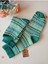 2 Çift Kalın Kışlık Yumuşak Çorap Yılbaşı Motif Etnik Desenli Kadın Çorabı Yeşil Pembe 36-40 3