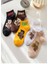 5'li Teddy Bear Ayıcıklı Renkli Patik Ekonomik Paket Unisex Kısa Spor Sneakers Çorap 1