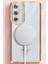 Samsung Galaxy S25 Kılıf Joke Simli Magneticsafe Kılıf - Siyah Ynsmr 2