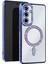 Samsung Galaxy S25 Kılıf Joke Simli Magneticsafe Kılıf - Mavi Ynsmr 1