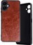 Samsung Galaxy A06 Kılıf Aras Deri Kapak - Bordo Ynsmr 1