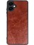Samsung Galaxy A06 Kılıf Aras Deri Kapak - Bordo Ynsmr 2
